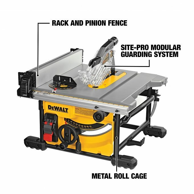 DEWALT DW7451 Review 25 Cm Table Saw Stand For Jobsite